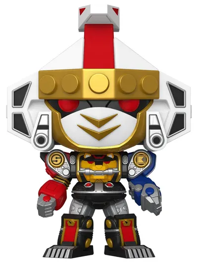Figurină Funko POP! Movies: Mighty Morphin Power Rangers The Movie - Ninja Megazord (Metallic) #1783