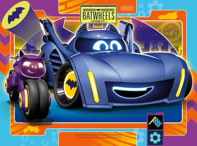 Puzzle 4 in 1 - DC - Batwheels