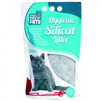 Nisip Silicat Pentru Pisici Mon Petit Ami CLasic 7.6 L