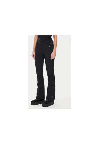Pantaloni ski dama - 304122088 - Poliester - Negru - Negru