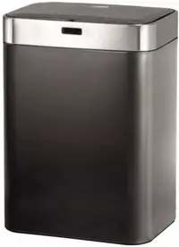 Coș de gunoi cu senzor Inter Ceramic - 8174B, 60 l, negru mat