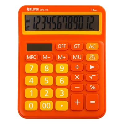 Calculator Eleven - CDC110OR, portocaliu