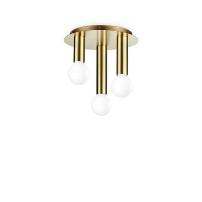Lampa cu montaj pe tavan Petit pl3 Auriu