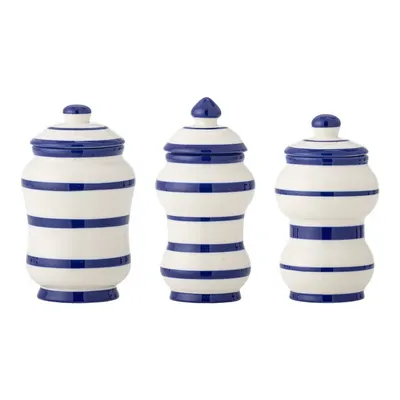 Recipiente 3 buc. din ceramică pentru alimente Maynard – Bloomingville