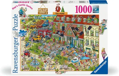 Puzzle Ravensburger din 1000 de piese - Stația de odihnă 2: Hotelul