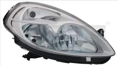 Far stanga (H3 H7, reglaj electric, cu motoras, fundal cromat) LANCIA YPSILON