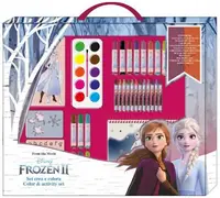 Set creativ MC Toys - Frozen, servietă, 35 piese