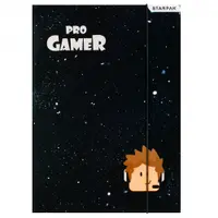 Mapa A4 cu elastic, Starpak, Pro Gamer, Negru