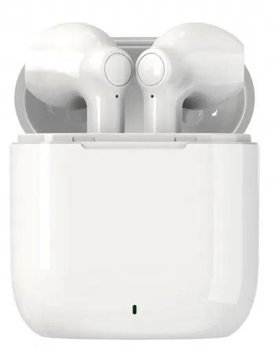Căști wireless Denver - TWE-39W, TWS, alb