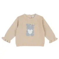Pulover bebelusi Chicco tricotat, Bej, 00099-69MFCO