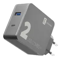 Încărcător Celluarline - Combo 2+, USB-A/C, 48W, negru