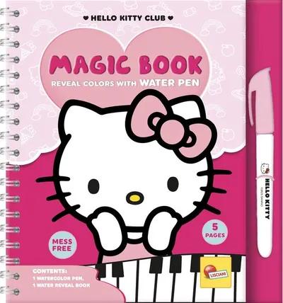 Carte de desen cu apă Lisciani Hello Kitty - Hello Kitty Club