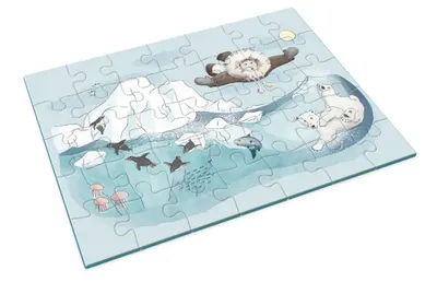 Puzzle 35 de piese - Penguin Crush