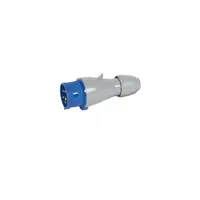 Stecher drept P17 - IP44 - 200/250 V~ - 16 A - 3P+N+E