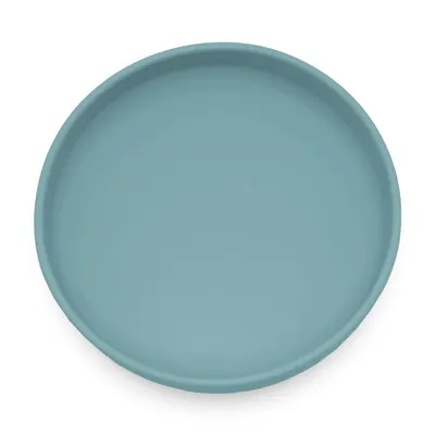 Farfurie din silicon PetiteMars Frosted Sky Albastru TakeMatch, cu ventuza, fara BPA, 6 luni+, 400 ml