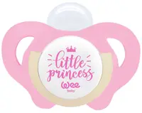 Suzetă Wee Baby - Fluture, 18+luni, roz