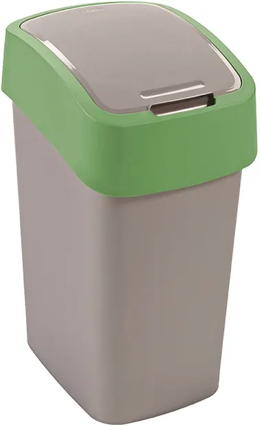 Coș de gunoi Curver - Flip, 9 l, verde