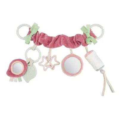 Jucarie de agatat la carucior sau scaun auto Canpol Pastel Friends Roz