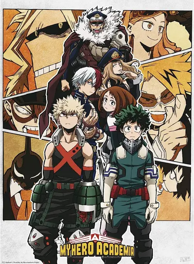 Mini poster GB eye Animation: My Hero Academia - Group