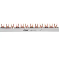 Busbar 3P furca 57M 10mmp 63A Hager KDN363B