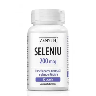 Seleniu 200 mcg, 60 capsule, Zenyth