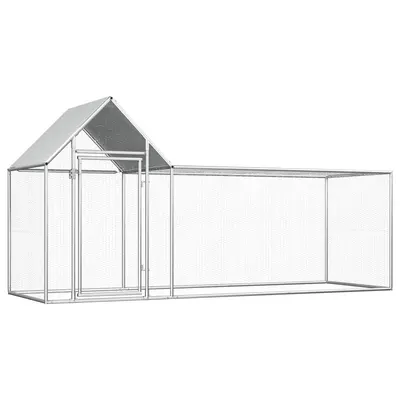 Gossi cotet pentru pasari, 3 x 1 x 1,5 m, otel galvanizat