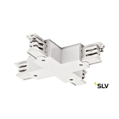 X-connector for S-TRACK 3-circuit track, traffic white