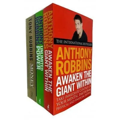 Tony Robbins 3 Books Collection Set Awaken The Giant Within Unlimited Power The New Science Of Per.