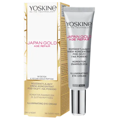 Crema iluminatoare pentru ochi de zi si noapte Japan Gold, 15ml, Yoskine