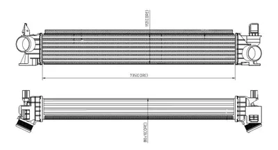 Compresor intercooler potrivit CITROEN JUMPER II; FIAT DUCATO; PEUGEOT BOXER 2.0D-3.0D 04.06