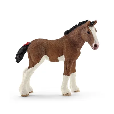 Figurina Schleich Farm World Horses - Cal Clydesdale cu funda