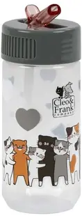 Sticlă cu pai Derform Cleo & Frank 39 - 330 ml