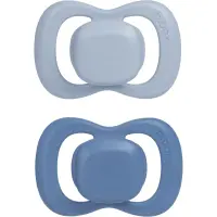 B.Box Silicone 0-6m suzetă Ocean/Sky 2 buc