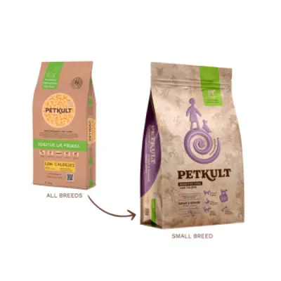Hrana uscata pentru caini Petkult Sensitive Low Calories Adult&Senior Talie Mica Miel si orez 12 kg