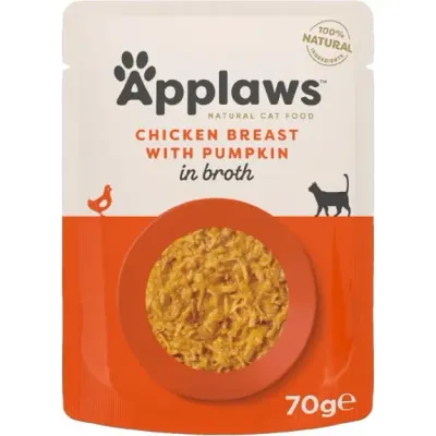 Hrana umeda pentru pisici Applaws cu pui dovleac 70 gr
