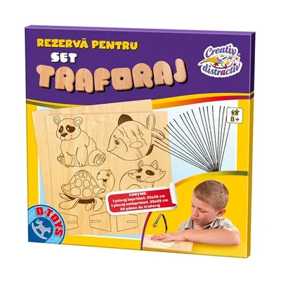 Joc Educativ, D-Toys, Rezerva pentru Set de Traforaj