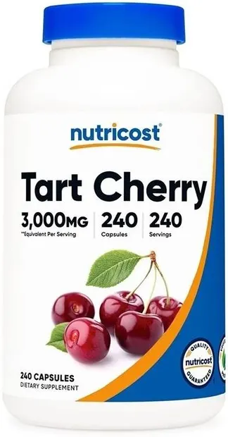 Tart Cherry, 3000 mg, 240 capsule, Nutricost