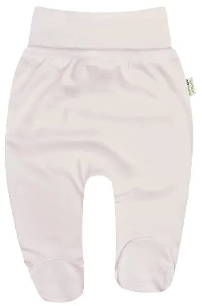 Pantaloni cu botoşei Bio Baby - Bumbac organic, 74 cm, 6-9 luni