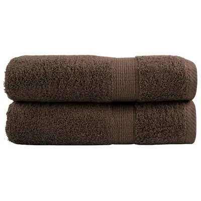 Gossi prosoape de maini premium solund 2 buc maro 50x100cm 600gsm