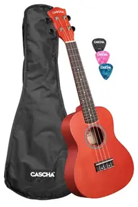 Ukulele concert Cascha - CUC102, roșu
