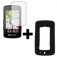 Kit protecție bryton rider 750 se husă silicon + folie ecran
