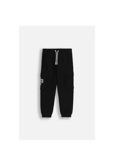Pantaloni sport slim fit cu talie ajustabila cu snur