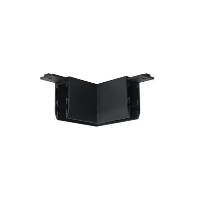 ULTRA SLIM MAGNETIC Nisipiu Negru Aluminiu Connector Horizontal 90° Suspend & Surface Mounted