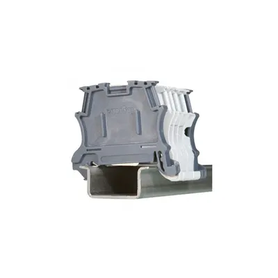 End stop Viking 3 - automatic 6 mm pitch - screwless mounting - pentru sym. Rails