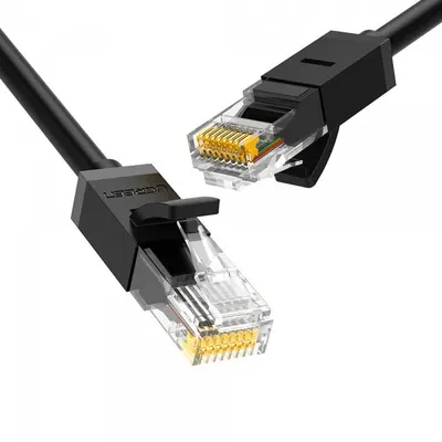 Cablu Retea UGREEN NW102, UTP, Cat6, 1m, Negru