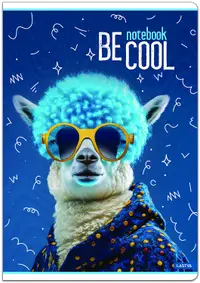 Caiet Lastva Be Cool - A4, 52 de coli, rânduri late, sortiment