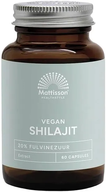 Mattisson Healthstyle Vegan Shilajit, 400 mg, 60 capsule