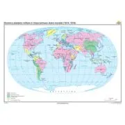 Dinamica aliantelor militare in timpul primului razboi mondial (1914-1918) 140x100 cm CR-3222B