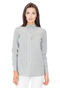 Camaşa cu maneca lunga model 61516 - Gri