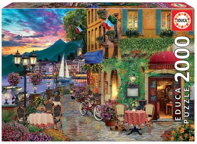 Puzzle Educa din 2000 de piese - Italian Fascino
